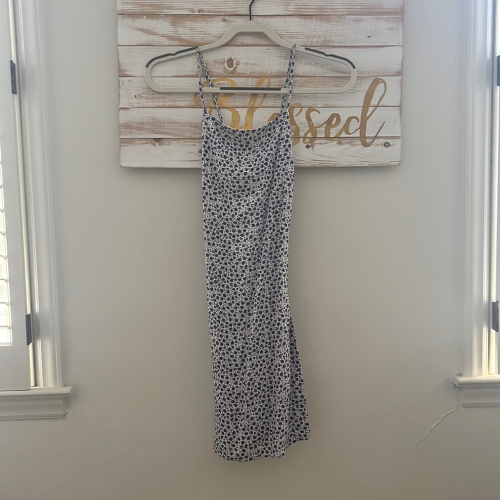 Altard State extra small purple and white flower dress.